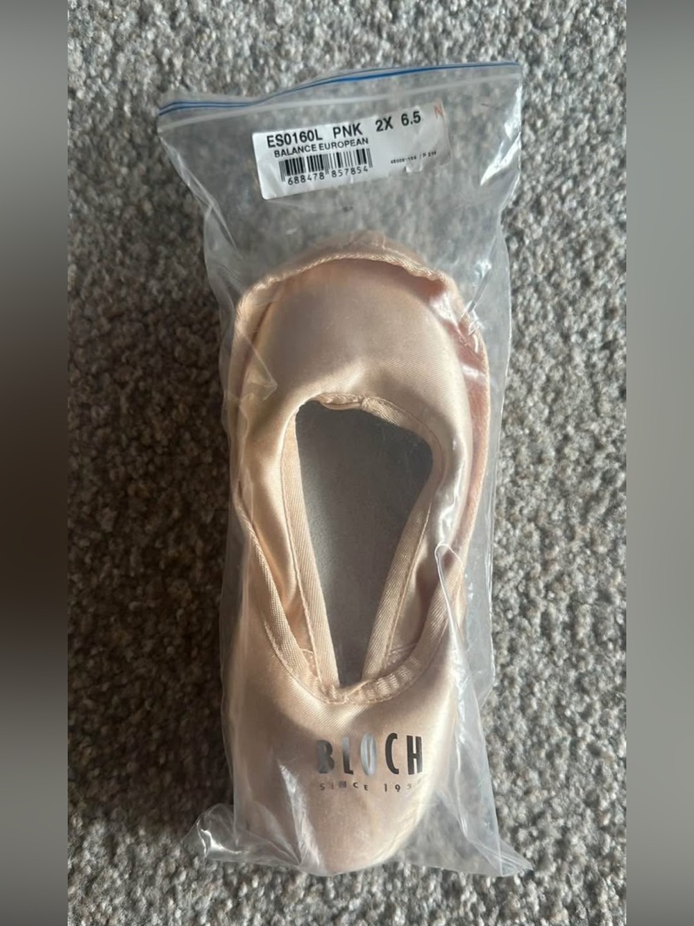 Bloch balance European pointe shoe